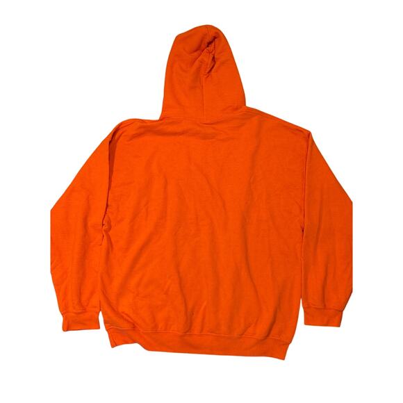 Poler Chances With Wolves Orange XL Fox hoodie - Picture 3 of 3